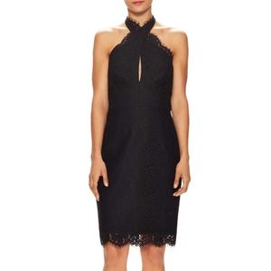 Keepsake the Label Red High Neck Lace Dress